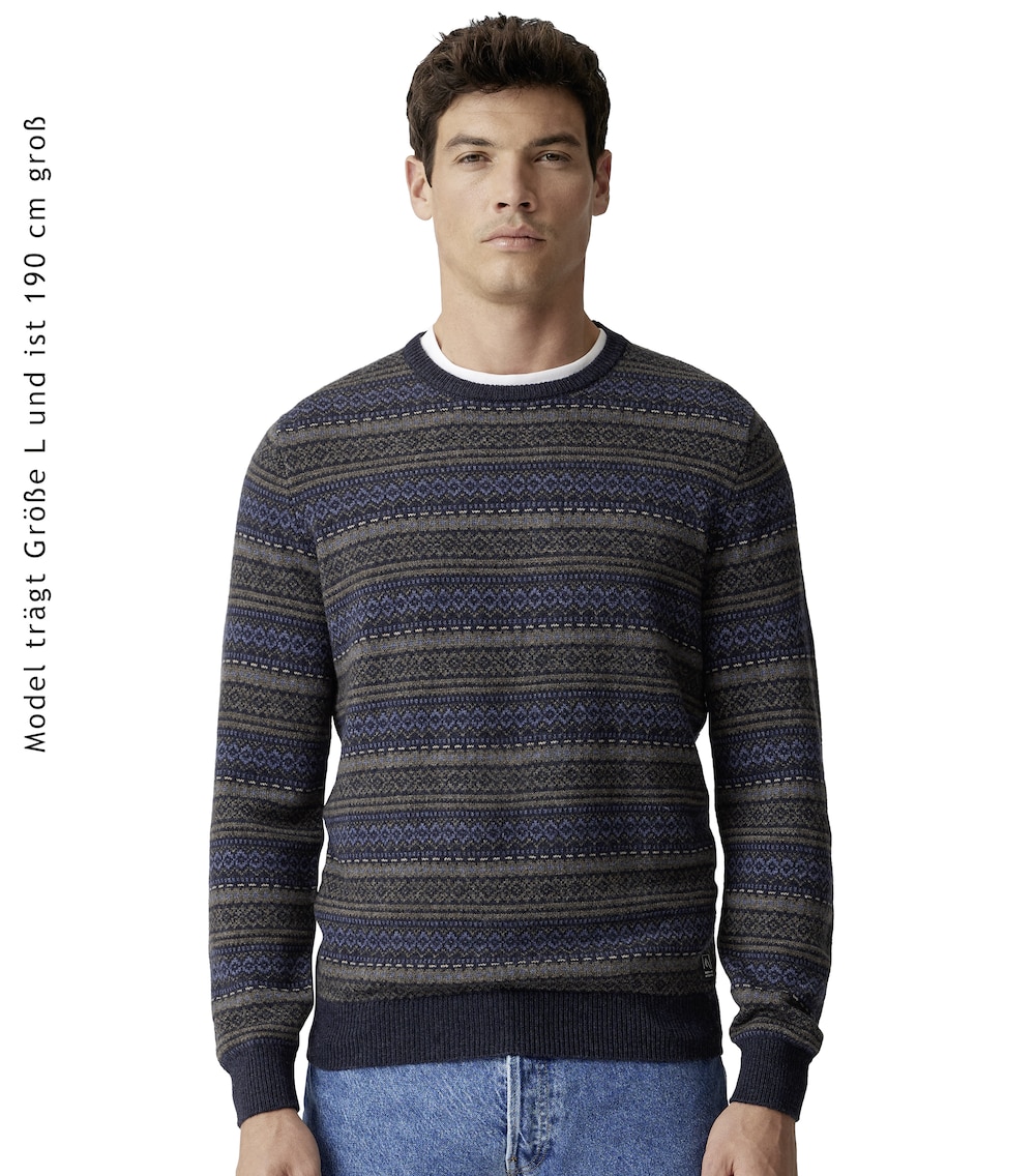 Pullover gestreift