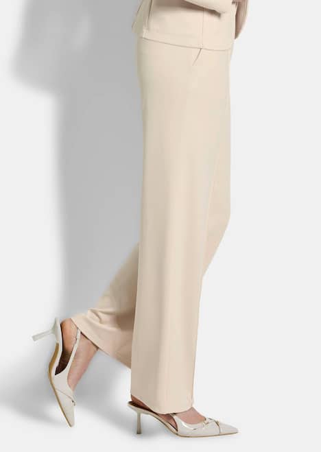 Jersey-Hose mit Biesen