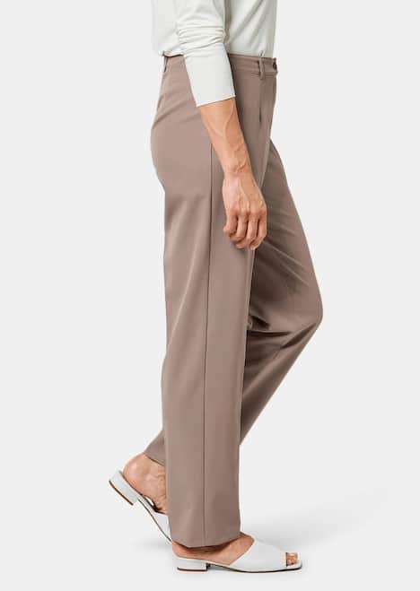 GOLDNER Broek Broek met riemlusjes van onderhoudsvriendelijk materiaal