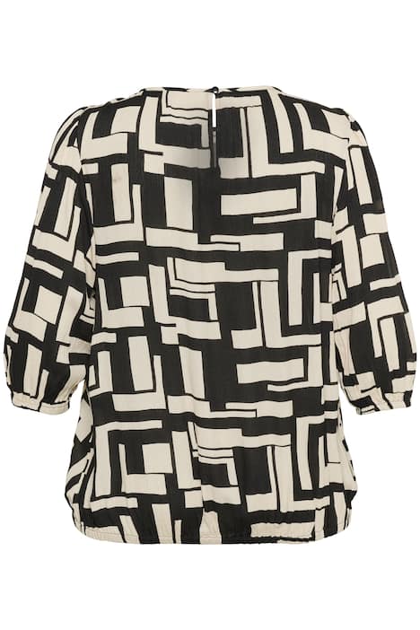 Langarm-Bluse Regular fit