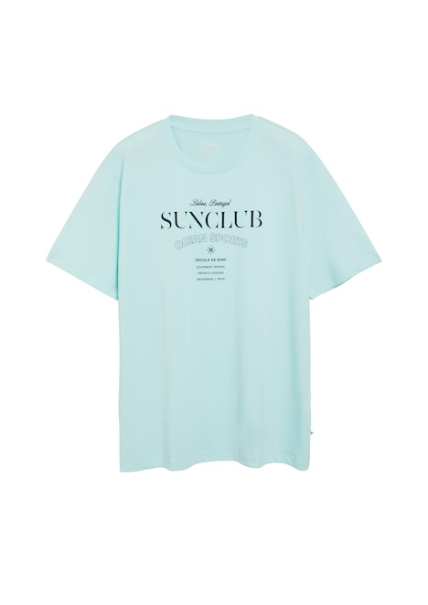 Weiches Baumwoll-T-Shirt mit Frontprint