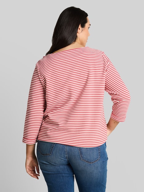 Langarmshirt mit Knopf-Details