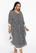 Kaftan met stippenprint