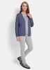 Feinstrickjacke mit Schurwolle