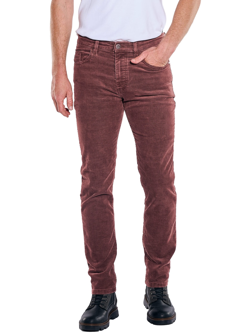 Herren Cordhose aus französischer Ware , Bordeaux