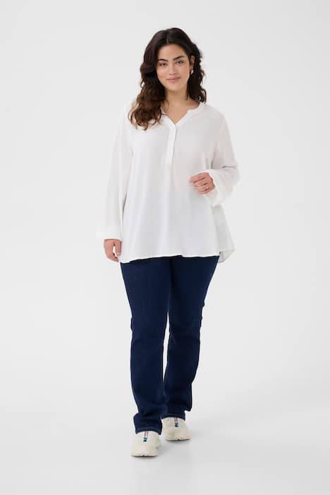 Langarm-Bluse Regular fit