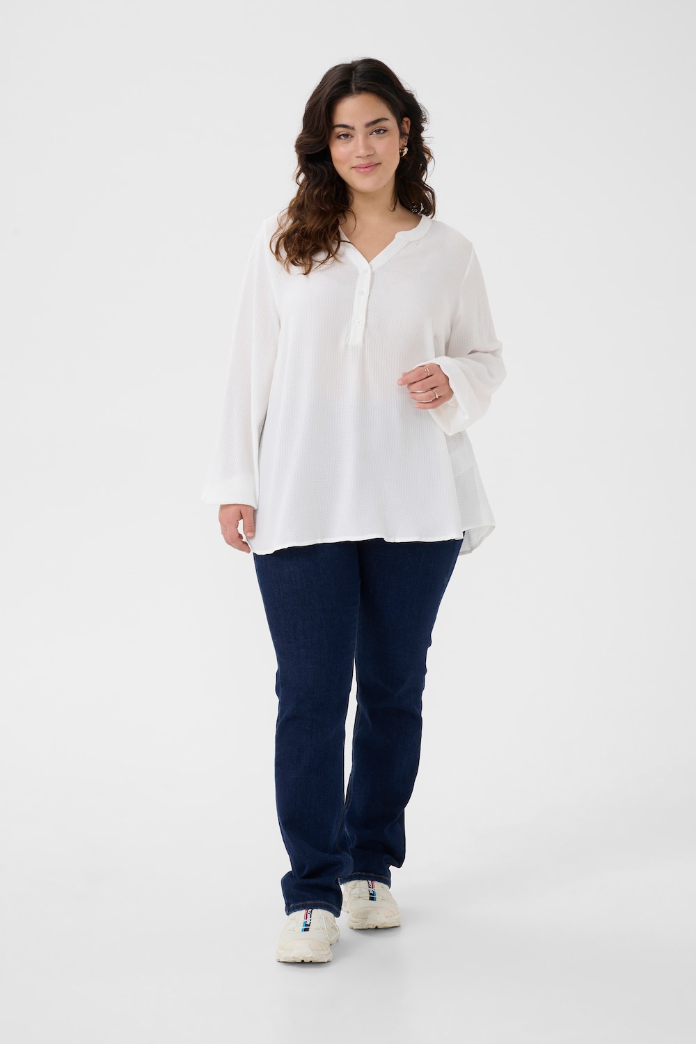 Langarm-Bluse Regular fit