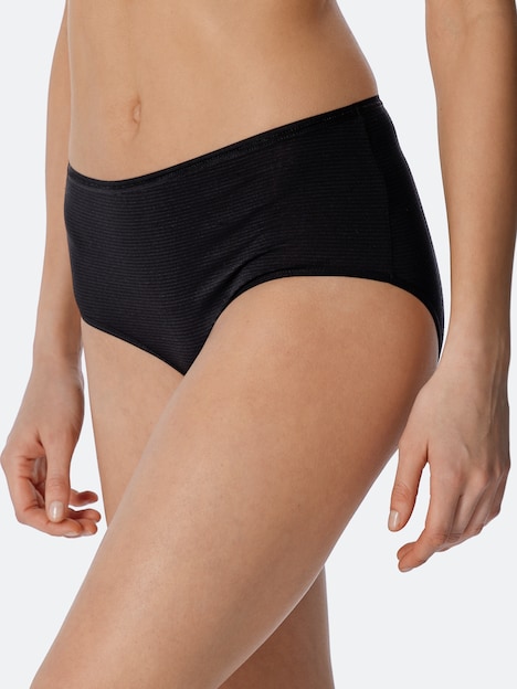 Schiesser Damen Slip 2-Pack Modal Essentials - Modal Essentials schwarz