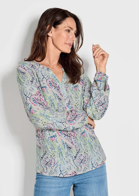 Druckbluse