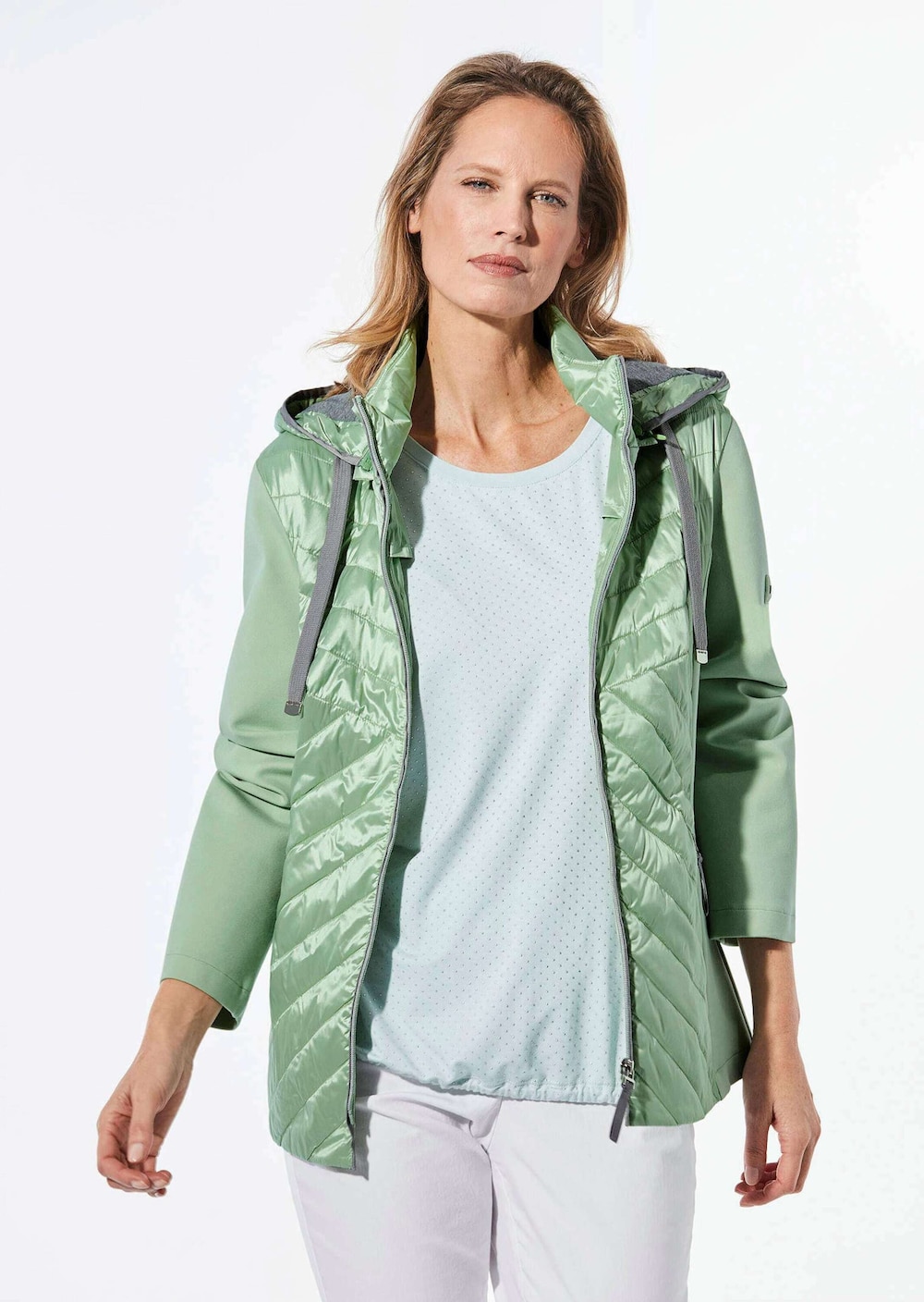 Jacke mit Stehkragen