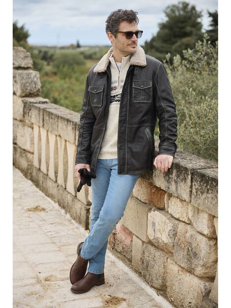 Lederjacke MANSITOTZI