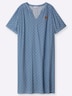 Kleid Kurzarm Ohne Kragen