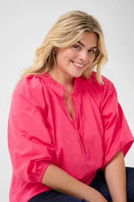 Langarm-Bluse Regular fit