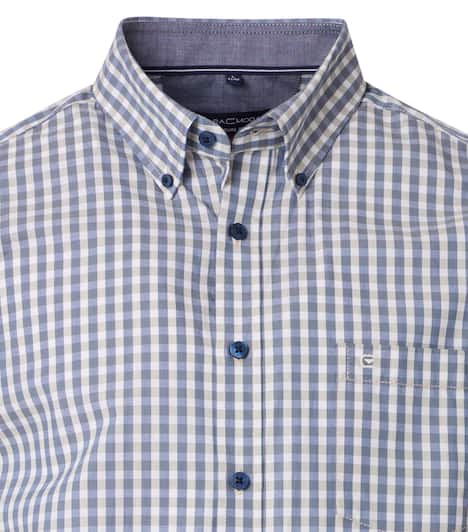 Freizeithemd Kurzarm kariert Casual Fit