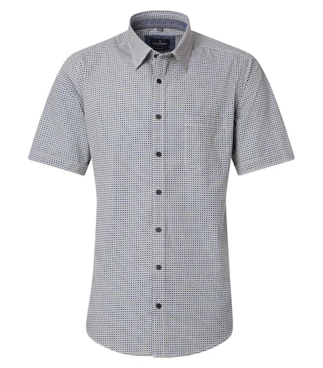 Freizeithemd Kurzarm Print Comfort Fit