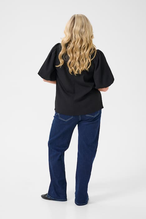 Kurzarm-Bluse Regular fit