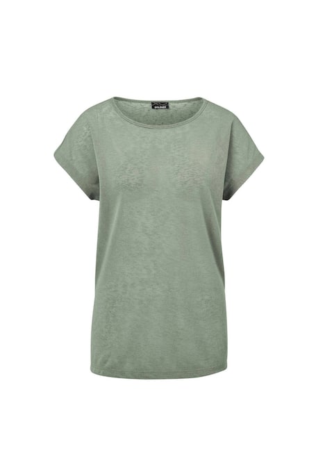 Shirt in Leinenoptik