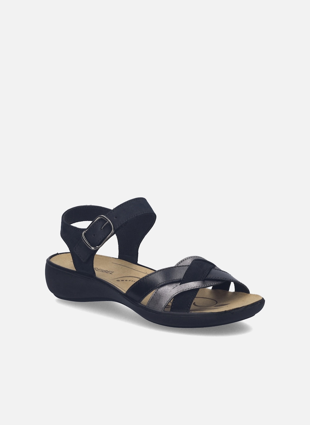 Damen Sandale Ibiza 16, schwarz-kombi