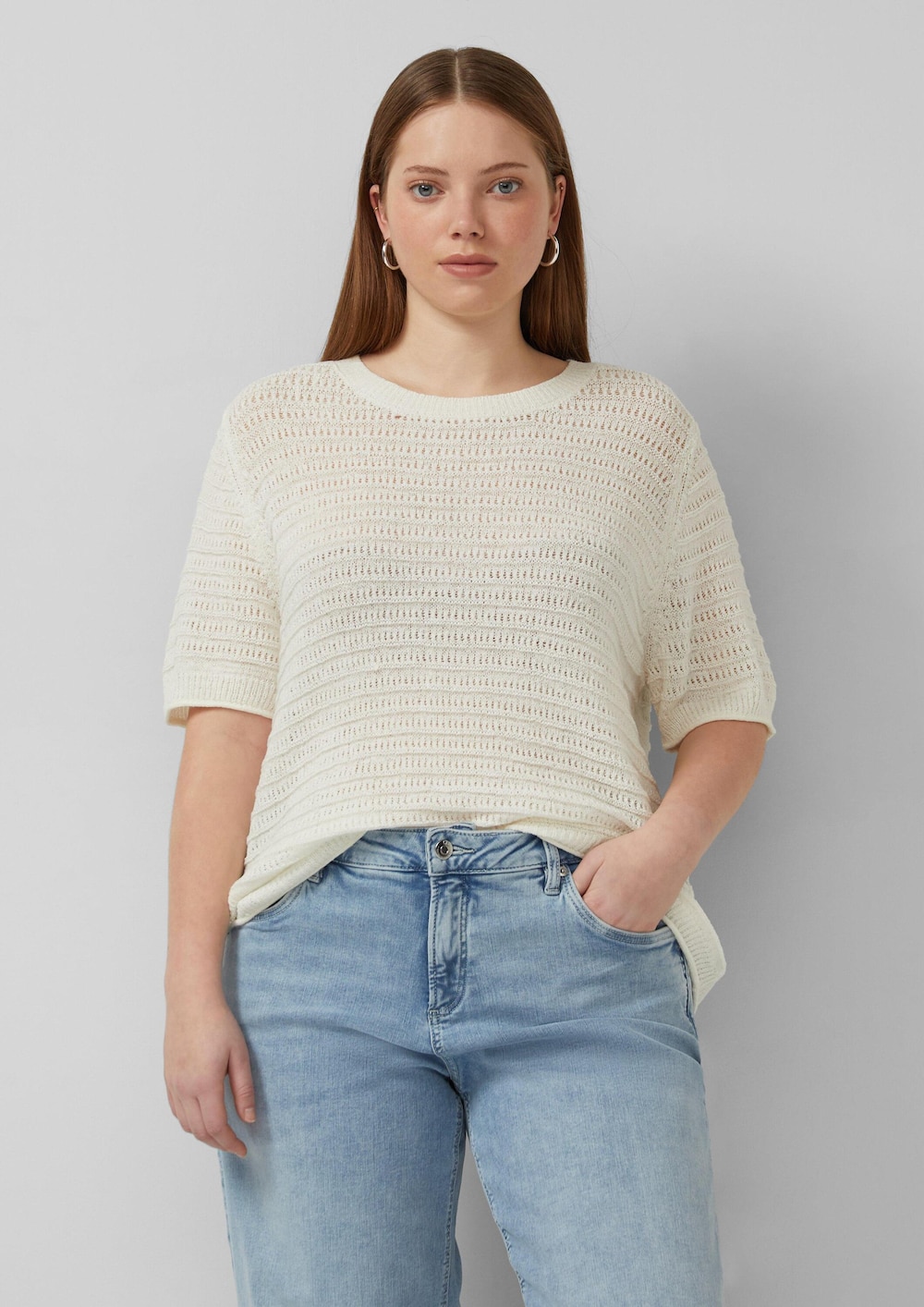 Pullover mit Ajourmuster