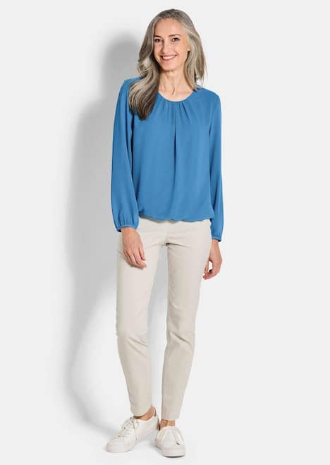 GOLDNER Blouse Elegante blouse van chiffon