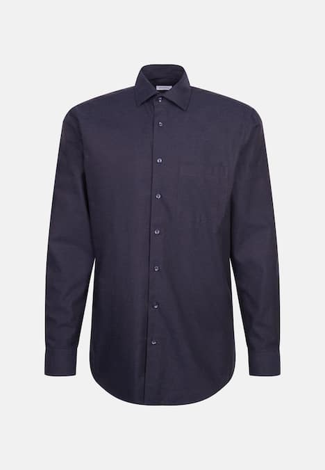 Herren Flanellhemd - Uni