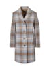 Kurzgröße - Karo-Wollmantel