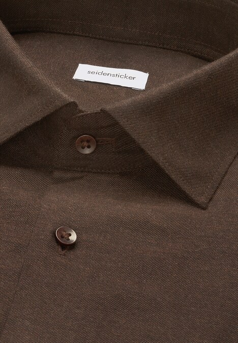 Herren Flanellhemd - Uni