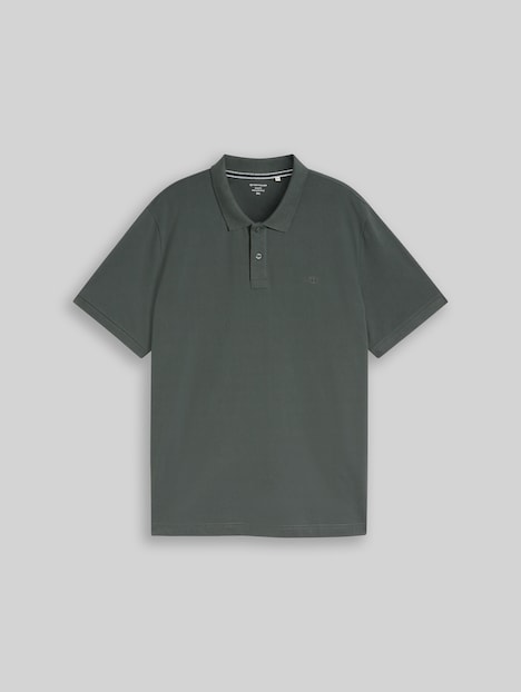 Piqué Poloshirt mit Logo-Stickerei