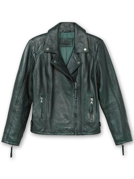 Leder-Jacke