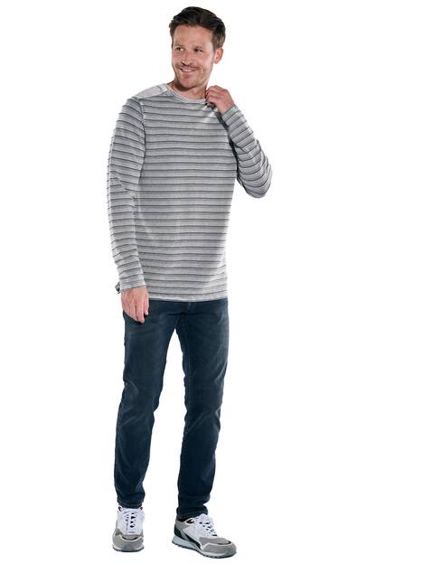 engbers Herren Langarm-Shirt regular , Silbergrau