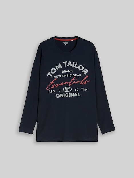 Langarmshirt mit Logo-Print