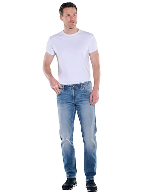 engbers Herren Jeans 5-Pocket Superstretch , Brilliantblau