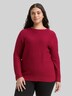 Loose Fit Strickpullover aus Baumwolle