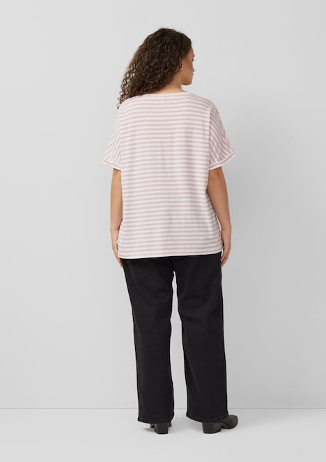 T-Shirt mit Fledermausärmeln im Loose Fit