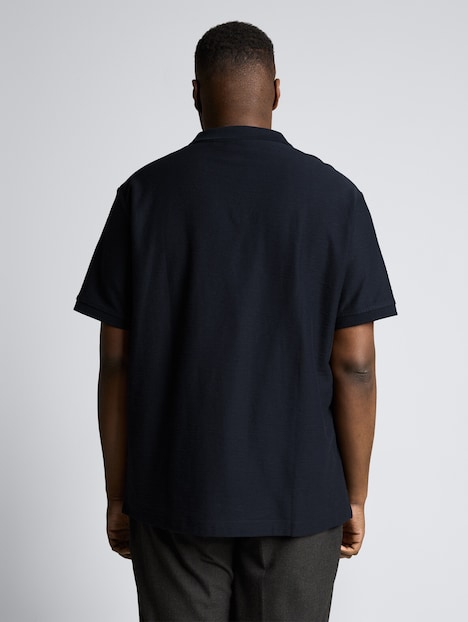 Poloshirt mit Ottoman-Struktur