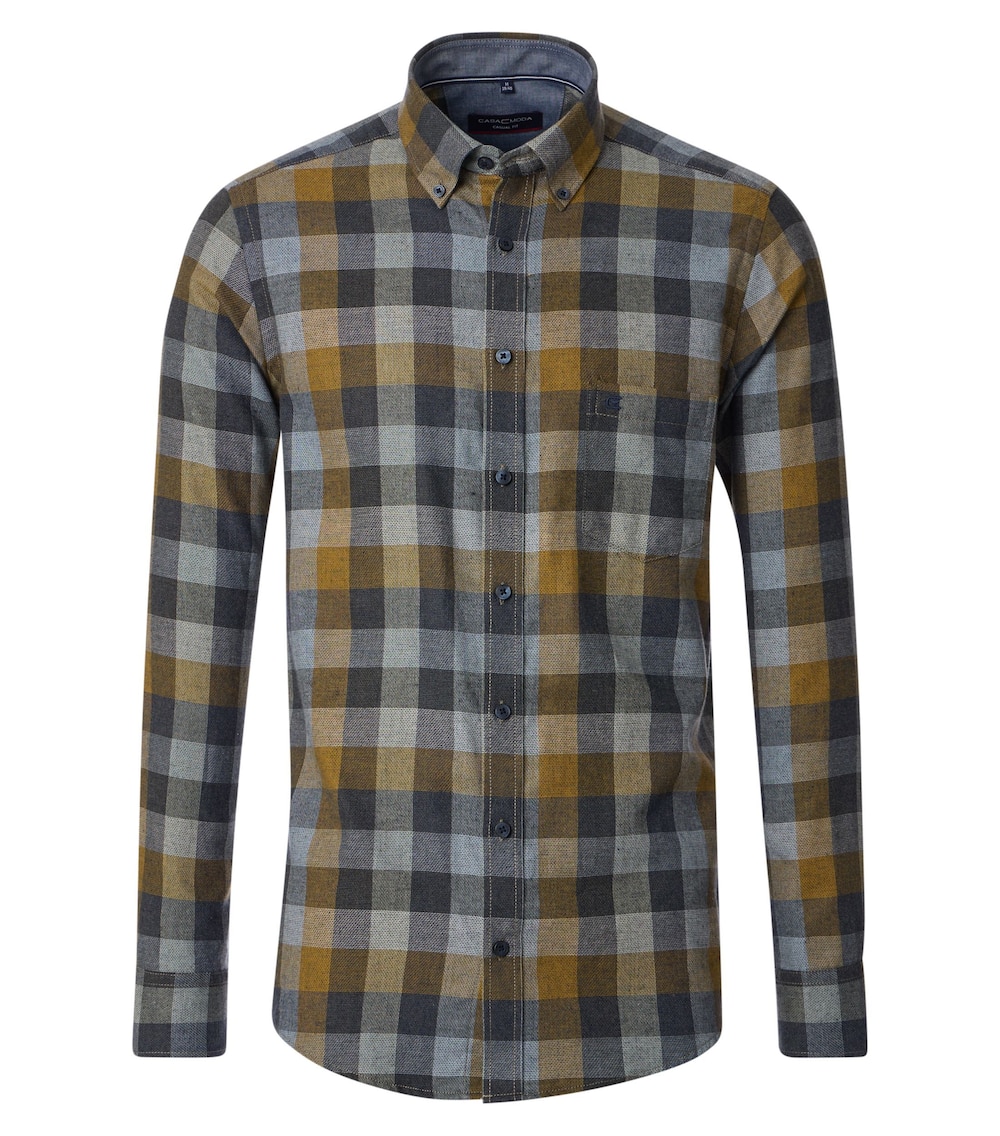 Freizeithemd kariert Casual Fit