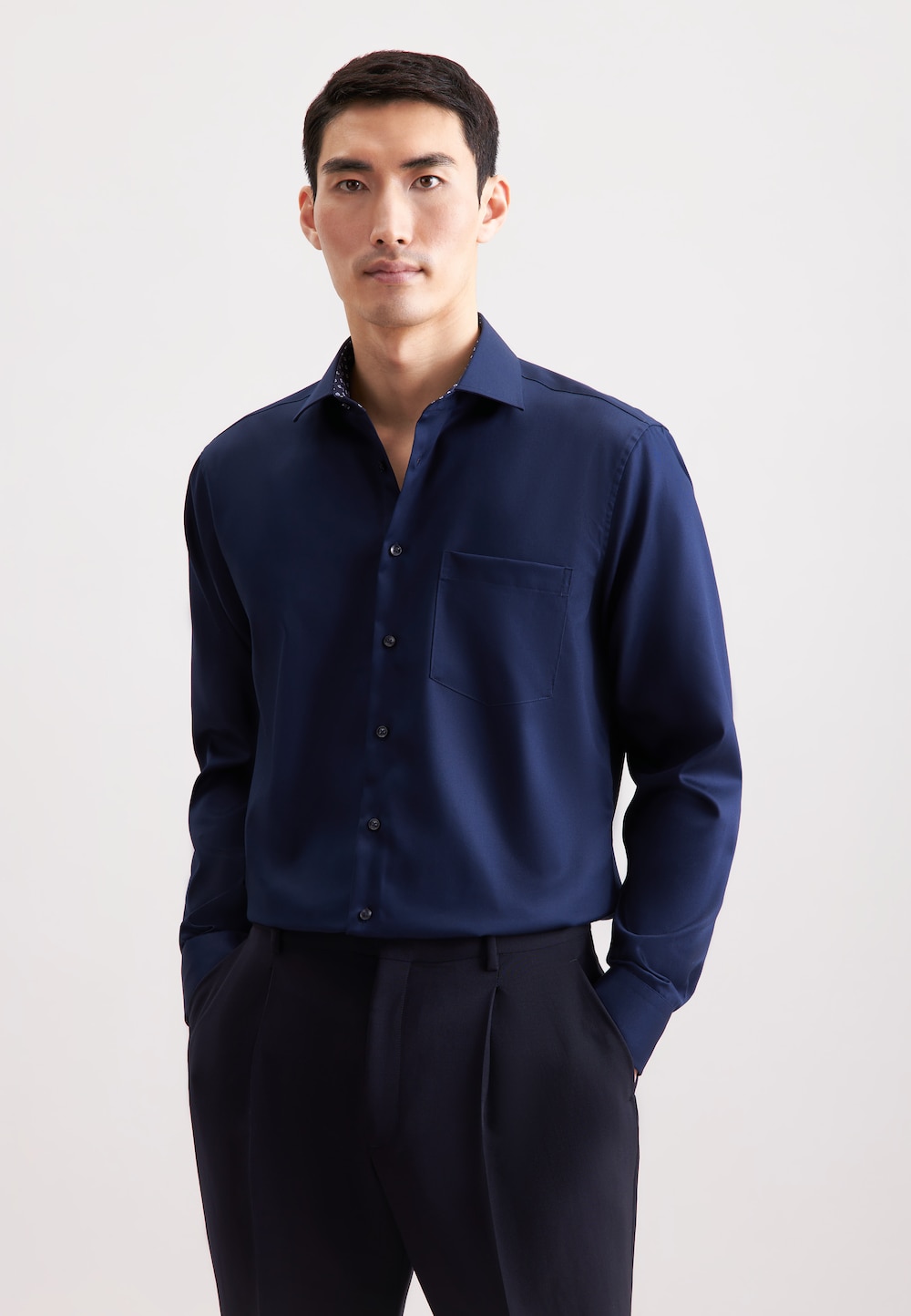 Herren Business Hemd - Uni