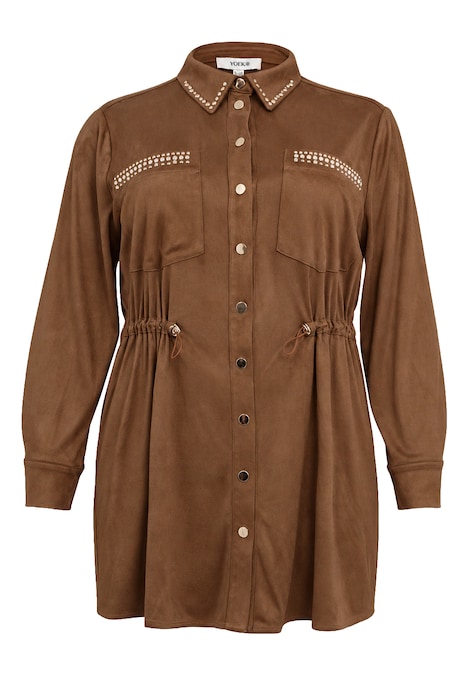 Jacke Wildlederoptik