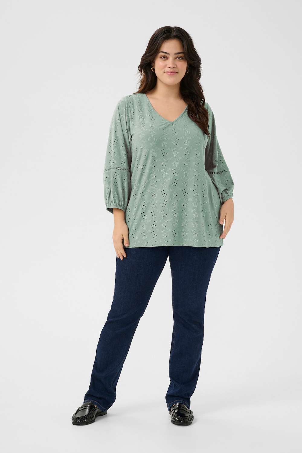 Langarm-Bluse Regular fit