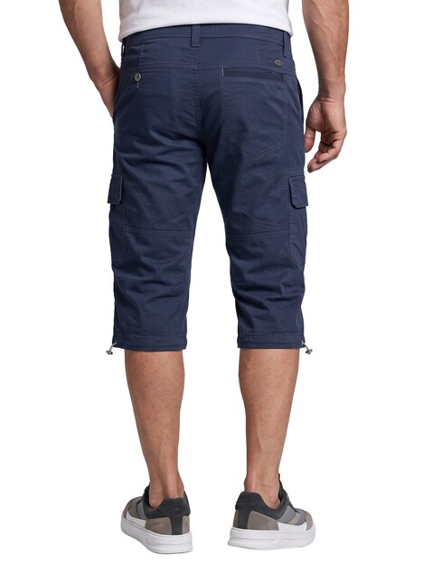 Herren Capri Cargo Shorts aus Baumwolle , Saphirblau