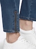 Jeans Slim-fit-Jeans mit Zipper am Saum normal Formbund