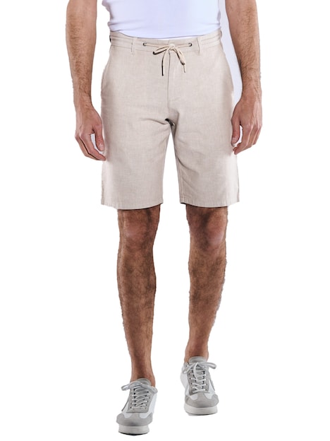 Herren Chino-Bermuda regular , Beige