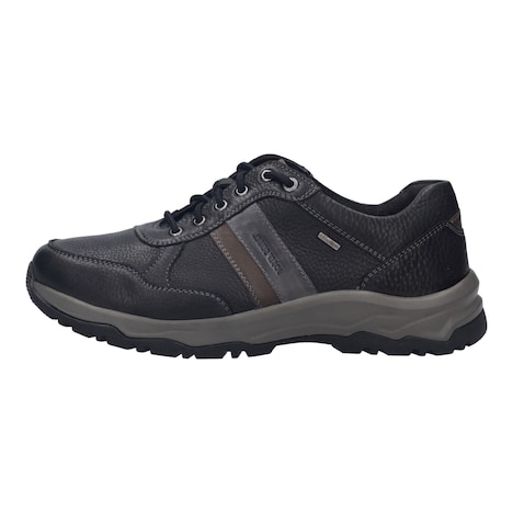 Herren Halbschuh Leroy 56, schwarz-kombi