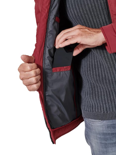 engbers Herren Steppjacke regular , Feuerrot