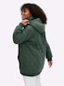 Steppjacke Blousonjacke mit Wellensteppung, warm wattiert Langarm Stehkragen