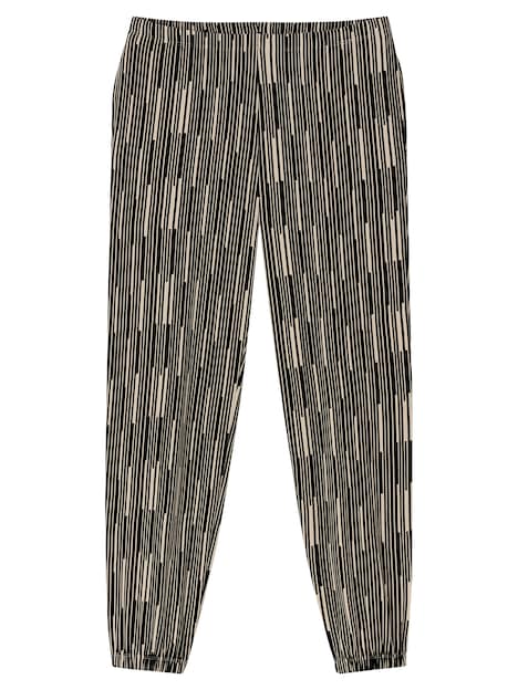 Schiesser Damen Pyjama Modern Nightwear - schwarz