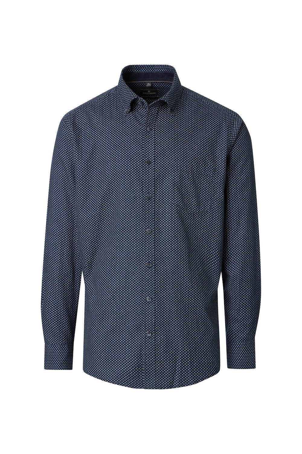 Freizeithemd Langarm Print Comfort Fit