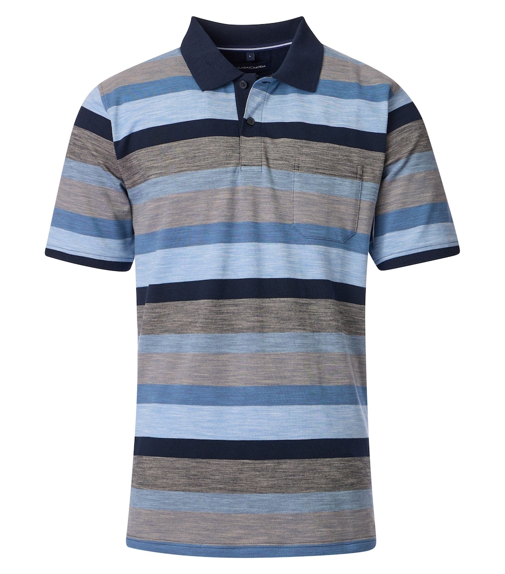 CASAMODA Polo-Shirt gestreift