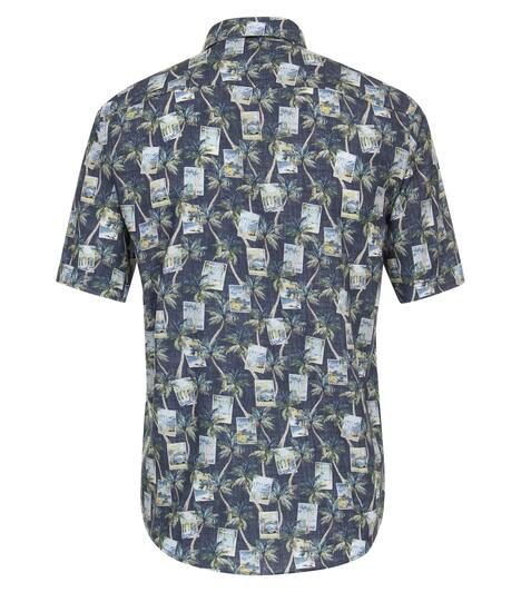 Freizeithemd Kurzarm Print Casual Fit