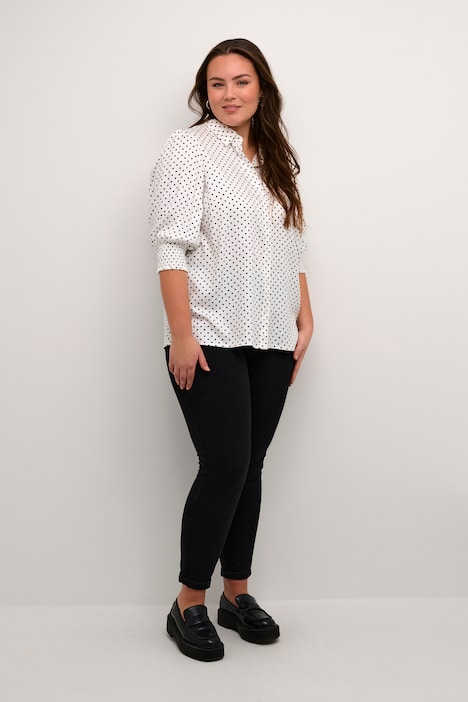 Kurzarm-Bluse Regular fit